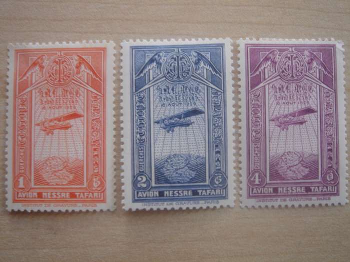 1931 Ethiopia - Air - SG296-298 mint, hinged