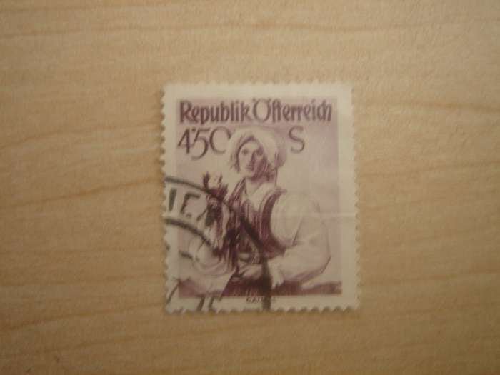 1951 Austria - Trachten MiNr 920 used, stamped