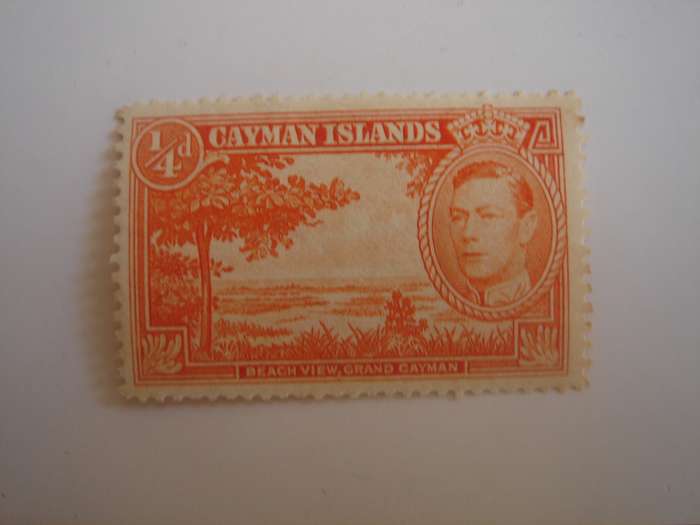 1938 Cayman Islands - SG115 - 1/4 d mint, hinged