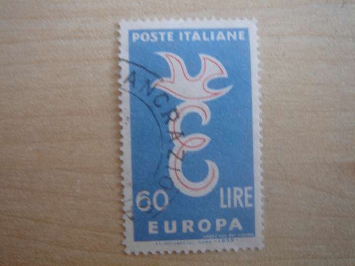 1958 Italia - Europa L used, stamped