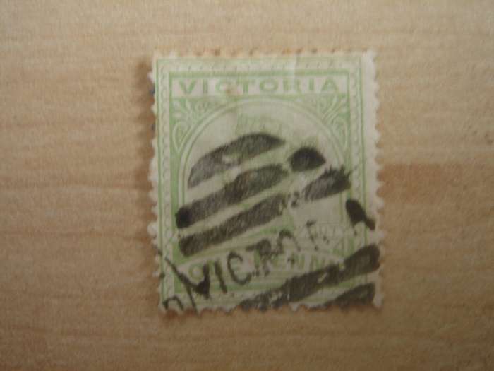 1886 Victoria SG285a 1d used, stamped
