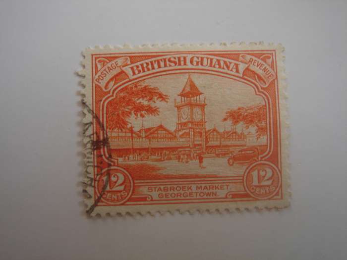 1934 British Guiana - SG293 orange used, stamped