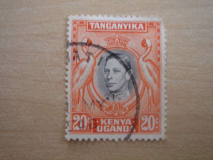 1938 Kenya, Uganda, Tanganyika SG139b used, stamped