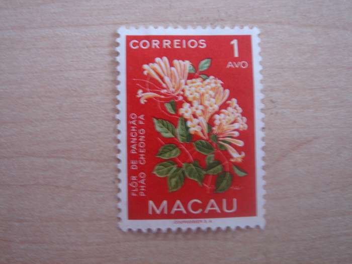 1953 Macau - Honeysuckle 1 A mint, hinged