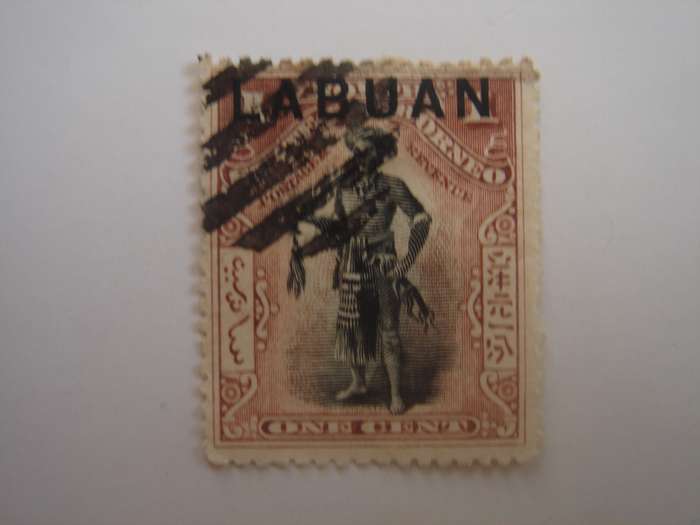 1897 Labuan - SG89b - 1 c used, stamped