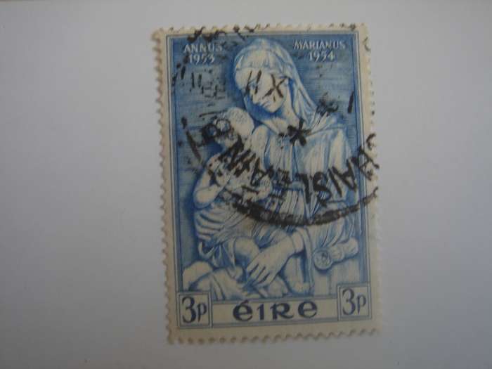 1954 Ireland - Marian Year SG158 - used, stamped