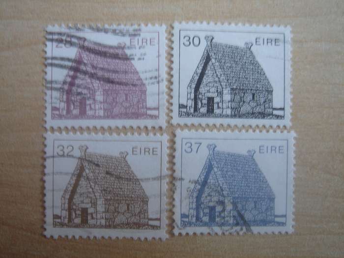 1985 Ireland - Church 28,30,32,37 - used, stamped