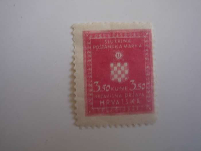 1942 Croatia - Official Stamp - SG O 61 mint, hinged