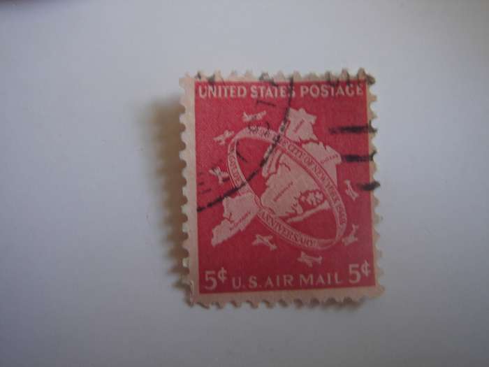 1948 USA Airmail - NY City Jubilee SG A957 used, stamped