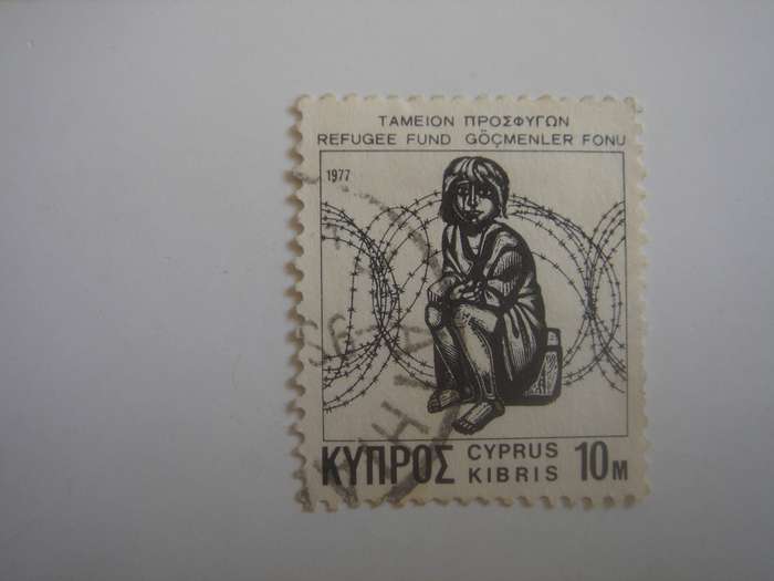 1977 Cyprus - Refugee Fund SG481 used, stamped