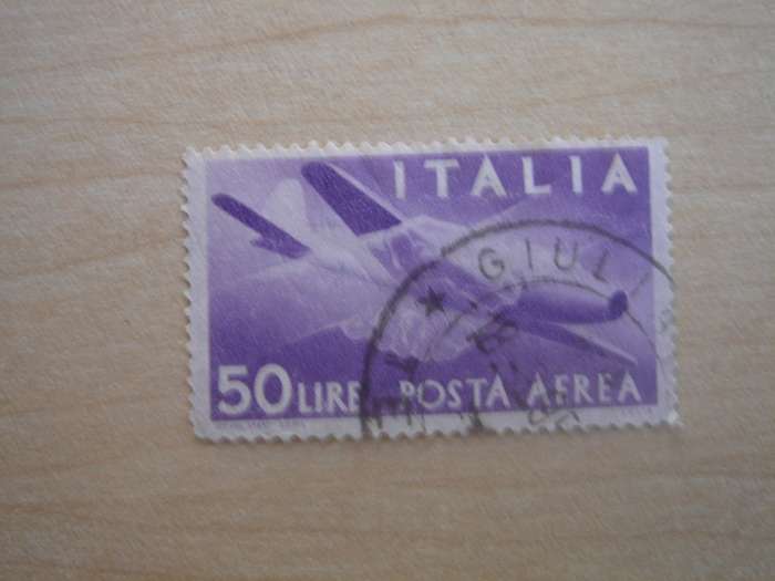 1945 Italia - Air 50 L SG953 used, stamped