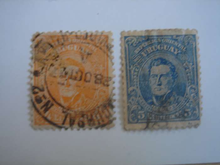 1920 Uruguay - Artigas SG300,319 used, stamped