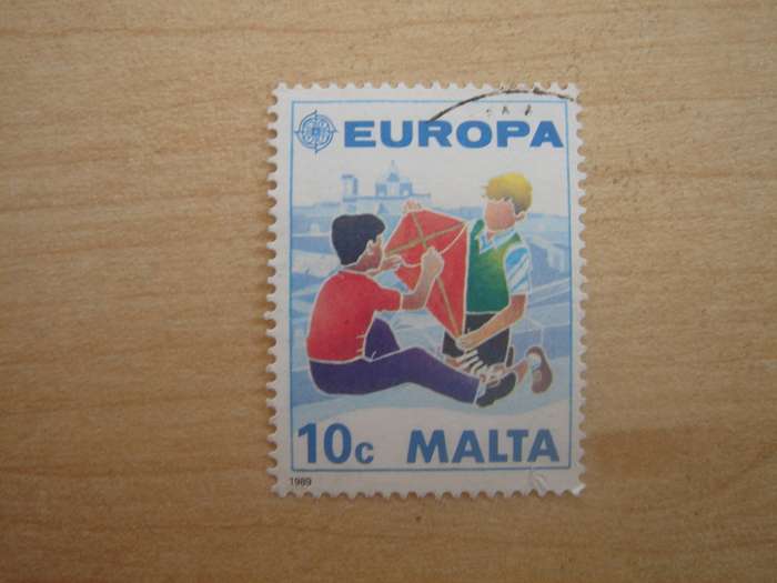 1989 Malta - Europa 10 c used, stamped
