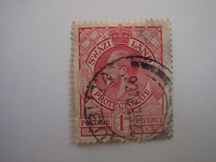 1933 Swaziland Protectorate - King George VI SG12 used, stamped