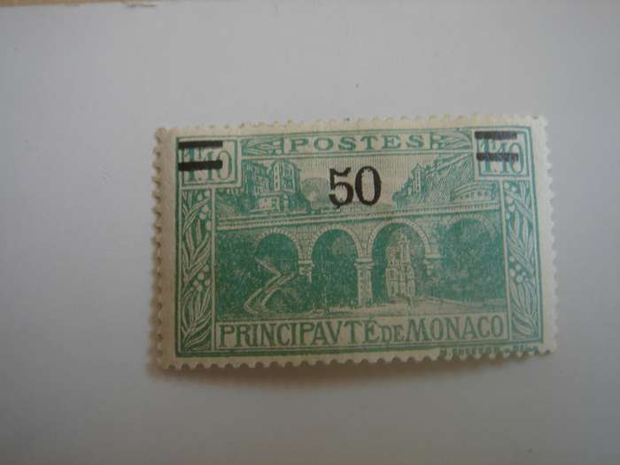 1926 Monaco - Viaduct & St. Devote SG109 mint, hinged