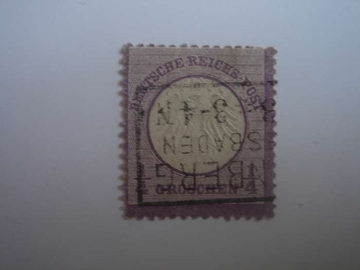 1872 Deutsches Reich MiNr 1 used, stamped