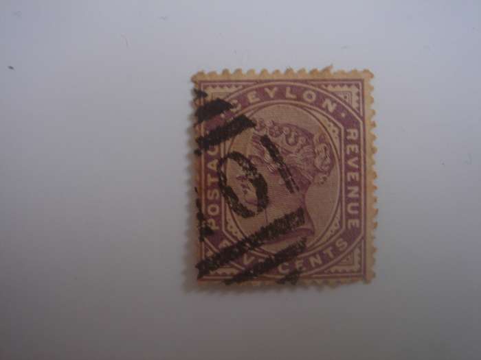 1886 Ceylon - Queen Victoria - SG195 used, stamped