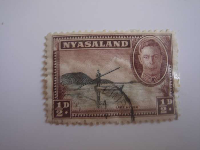 1945 Nyasaland - King George VI - SG144 used, stamped