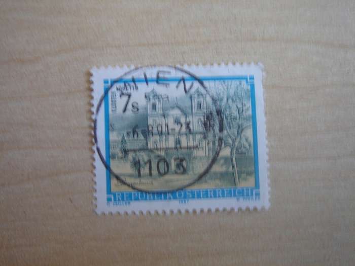 1987 Austria - Kloster Loretto 7 S used, stamped