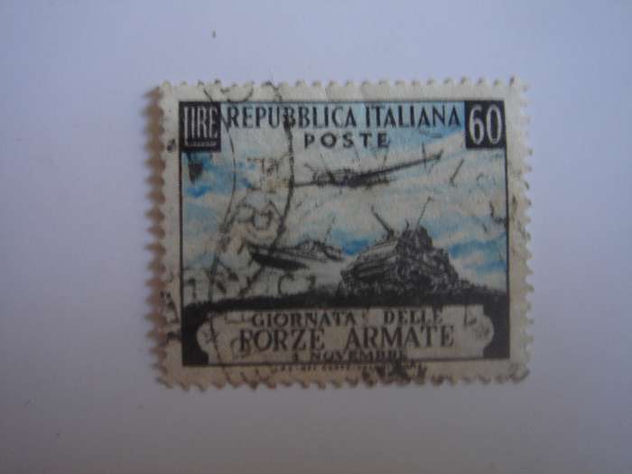 1952 Italia - Armed Forces Day - SG827 used, stamped