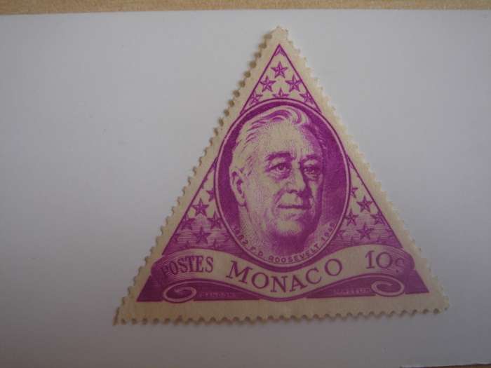 1946 Monaco - Roosevelt - SG327 fine used, not stamped