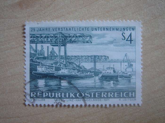 1971 Austria - Iron & Steel Works Linz - SG1625 used, stamped