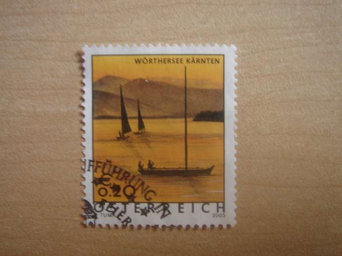 2003 Austria - Woerthersee EUR 0,20 - used, stamped