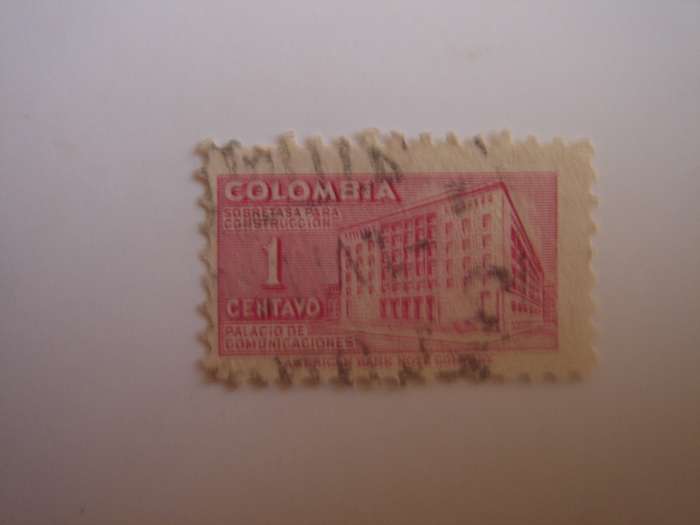 1948 Colombia - Tax for New Post Office Bogota - SG705 used, stamped