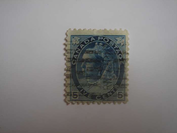 1898 Canada - Queen Victoria 5 C - SG157 used, stamped