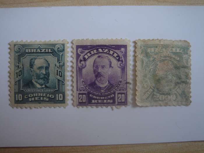 1906 Brazil - Portraits SG260,261,277 used