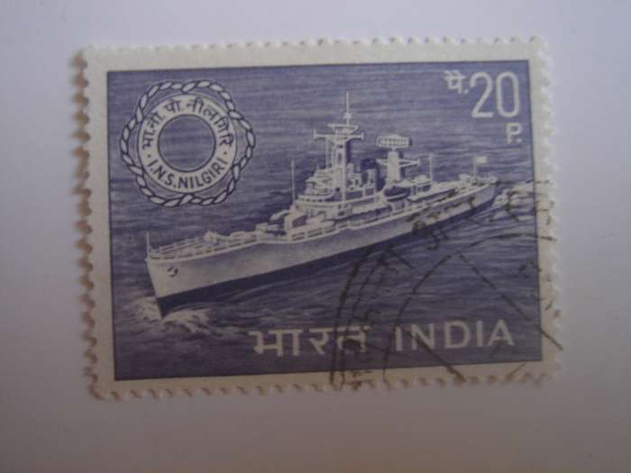 1968 India - Navy Day - SG577 used, stamped