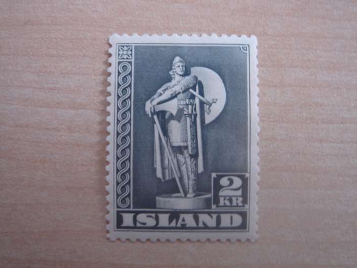 1939 Iceland - Statue of Karlsefni - SG254 mint, hinged