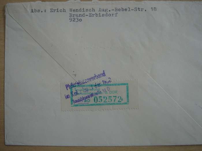 1986 DDR MiNr 3033,3035,3045 used on registered letter