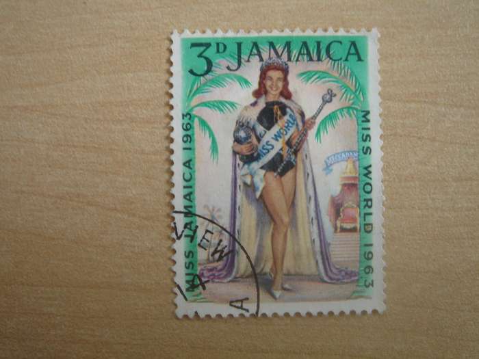 1964 Jamaica - Miss World - SG214 used, stamped