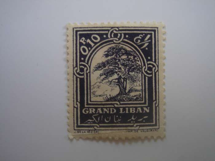 1925 Lebanon - Cedar - SG58 mint, hinged