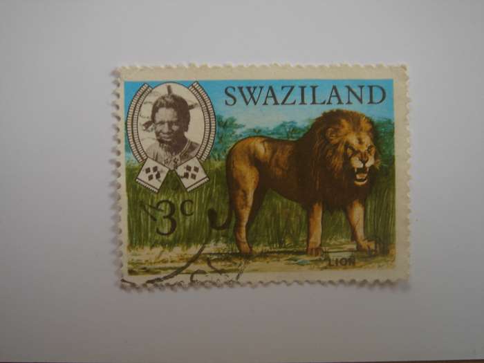 1969 Swaziland - Lion - SG164 used, stamped