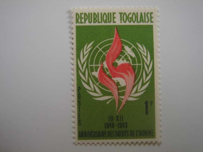 1963 Togo - UN Emblem - SG341 MNH