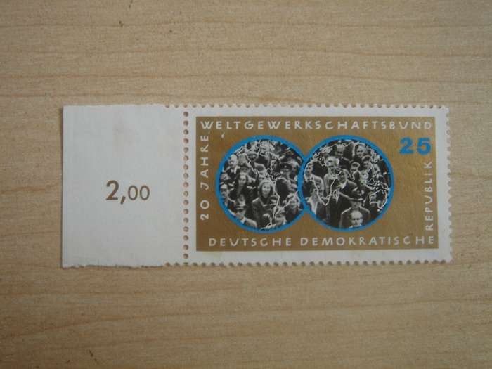 1965 DDR MiNr 1116 used, not stamped with borders