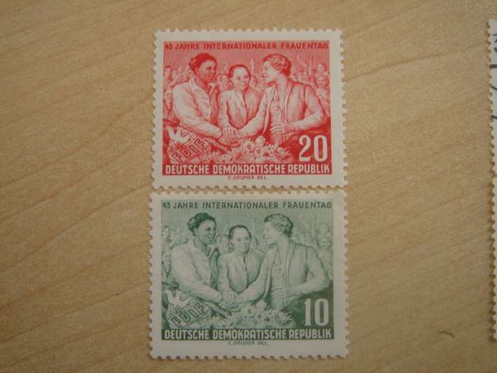 1955 DDR MiNr 450-451 X II MNH