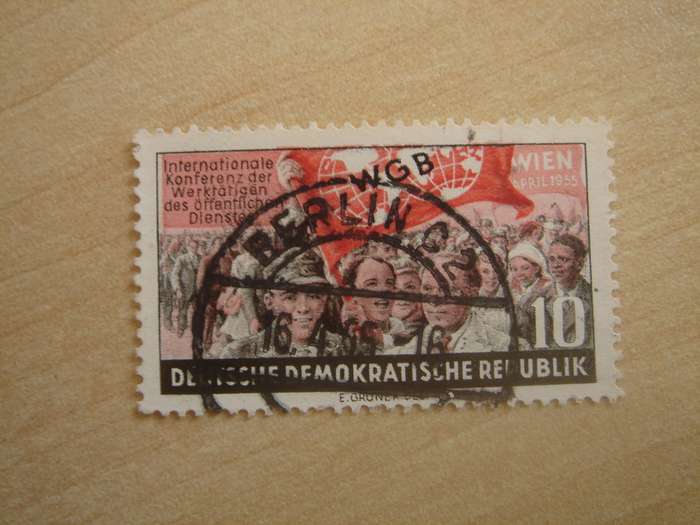 1955 DDR MiNr 452 X II used, stamped