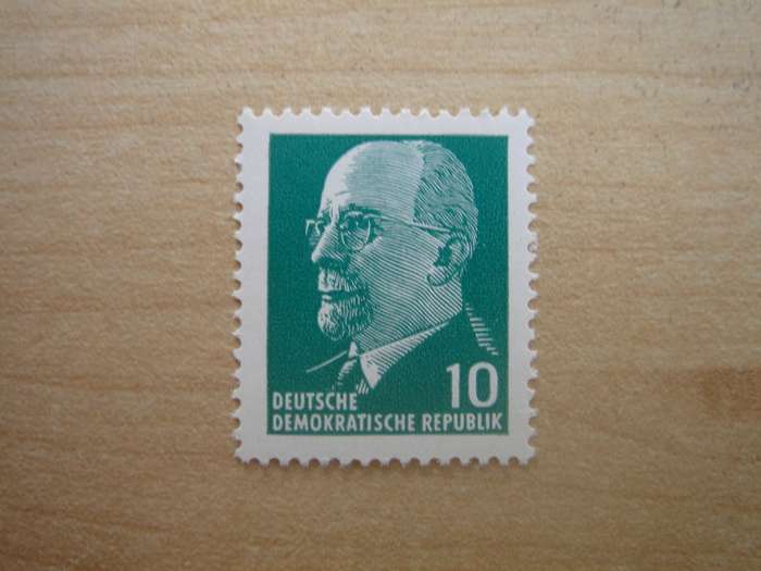 1971 DDR - Walter Ulbricht MiNr 846 X y II MNH