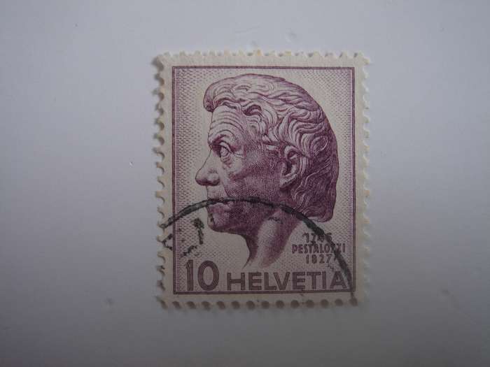 1946 Helvetia - Pestalozzi - SG465 used, stamped