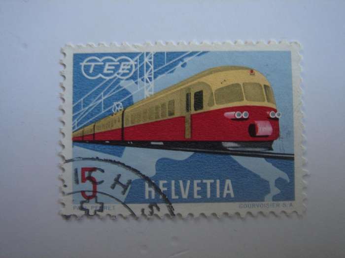 1962 Helvetia - TEE - MiNr 747 used, stamped