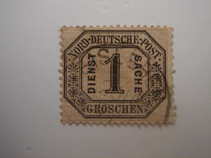 1870 Norddeutscher Postbezirk Dienstmarke MiNr 4 used, stamped