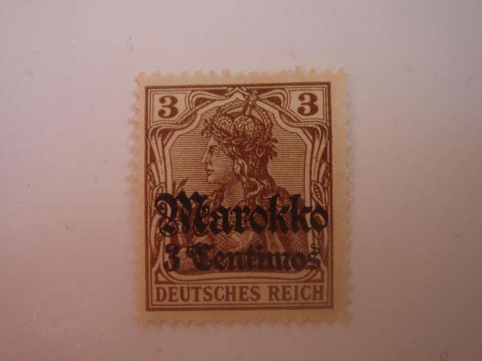 1906 Deutsche AuslPost - Marokko MiNr 34 unused, hinged