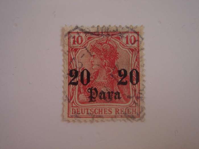 1911 Deutsche AuslPost - Tuerkei MiNr 37 b used, stamped