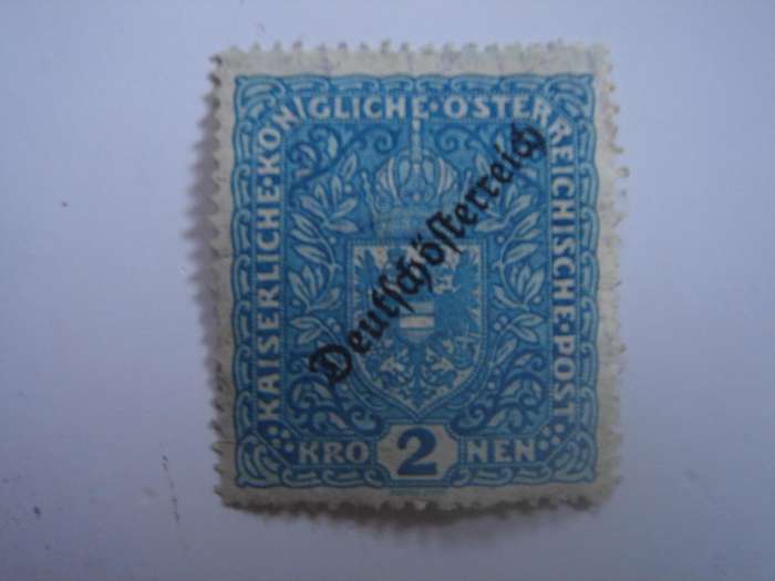 1918 Austria - Imperial Crown optd SG314 mint, hinged