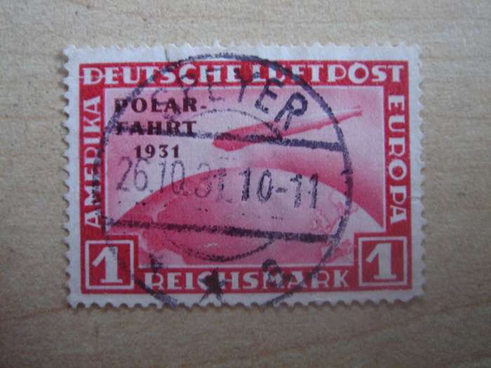 1931 Deutsches Reich - Zeppelin 'Polarfahrt' - MiNr 456-458 used, stamped
