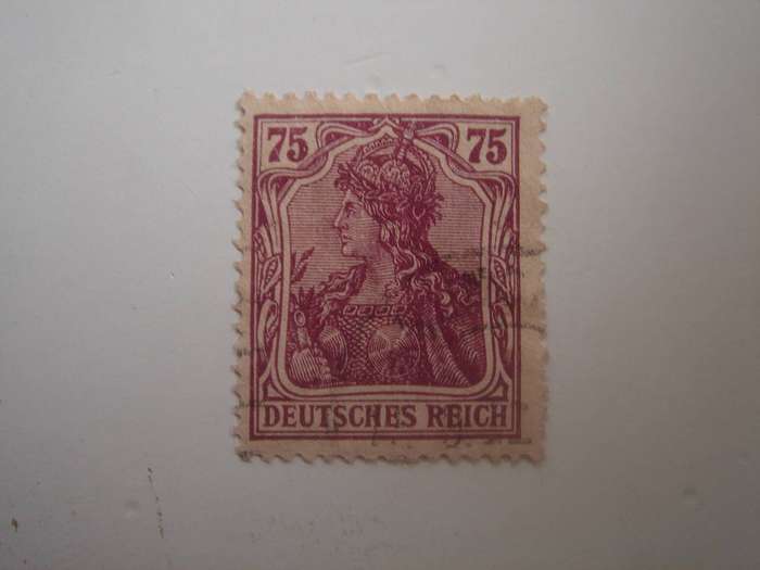 1920 Deutsches Reich MiNr 148 Type II used, stamped