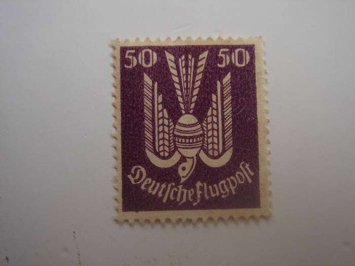 1922 Deutsches Reich Flugpostmarke MiNr 212 used, not stamped